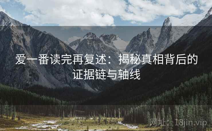 爱一番读完再复述:揭秘真相背后的证据链与轴线